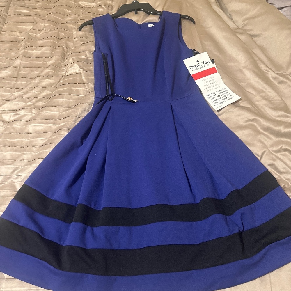 Calvin Klein Purple dress